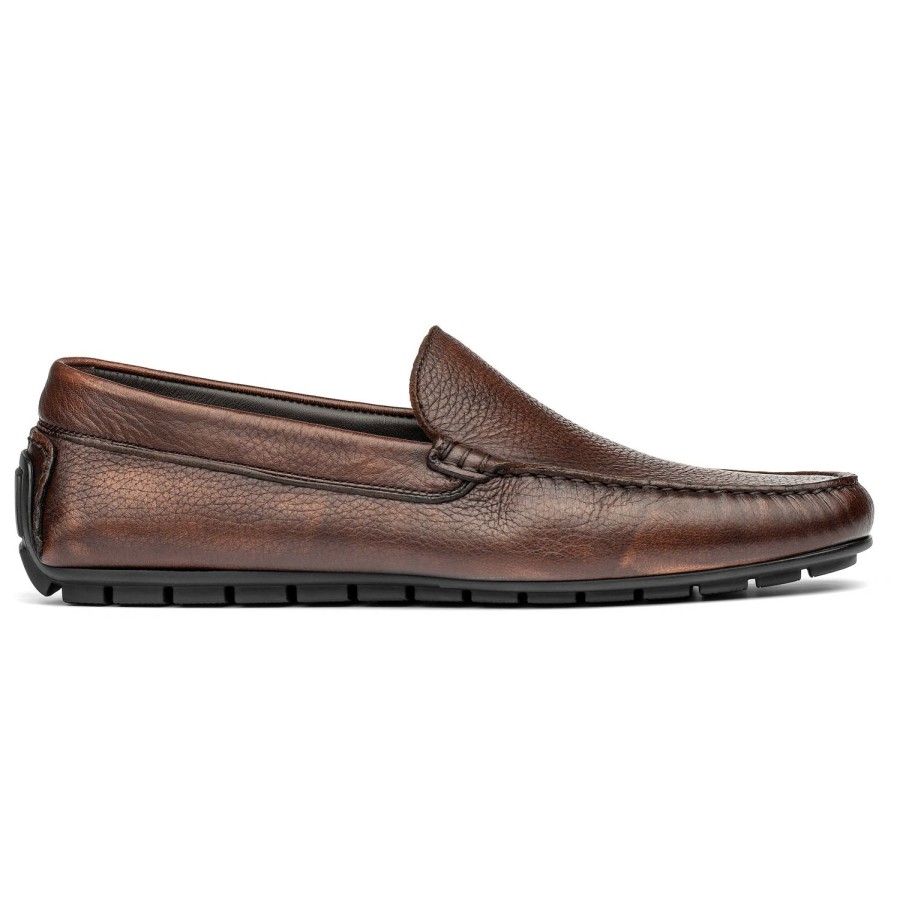 Shoes To Boot New York | Key Largo Driving Shoe Mid Brown Deer