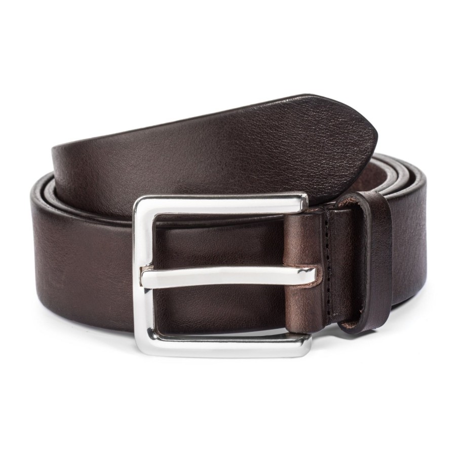 Accessories To Boot New York | S Belt Dark Brown Jean