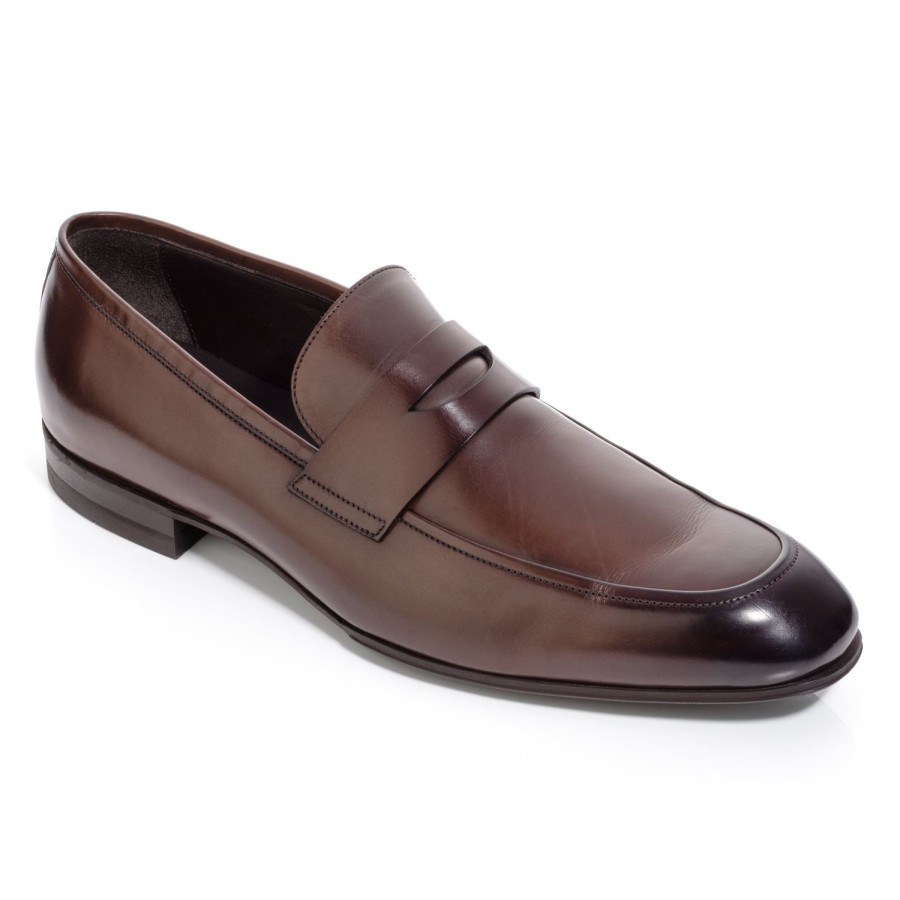 Shoes To Boot New York | Munroe Calf Loafer Burnished Brown