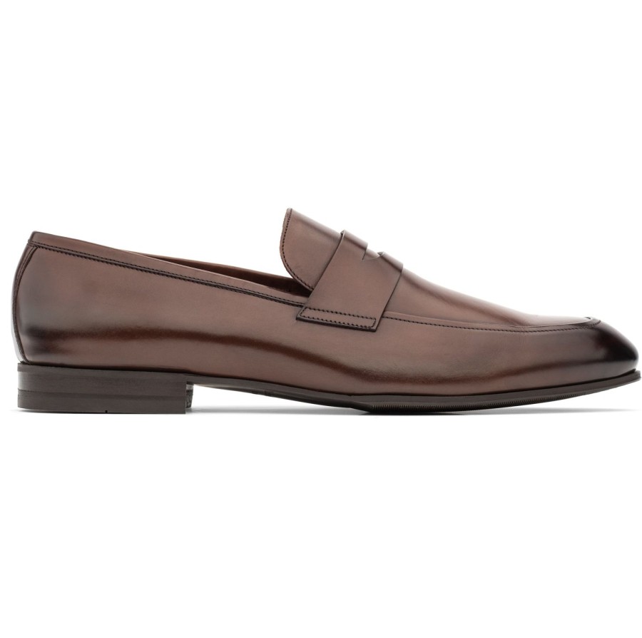 Shoes To Boot New York | Munroe Calf Loafer Burnished Brown