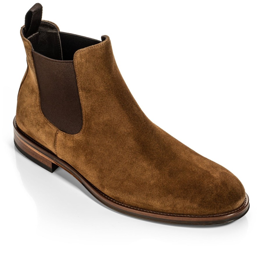 Shoes To Boot New York | Shelby Ii Chelsea Boot Mid Brown Suede