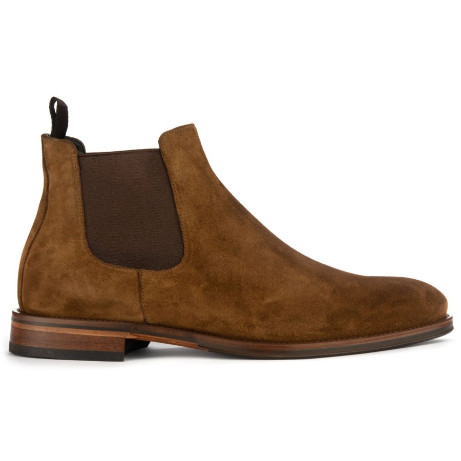 Shoes To Boot New York | Shelby Ii Chelsea Boot Mid Brown Suede