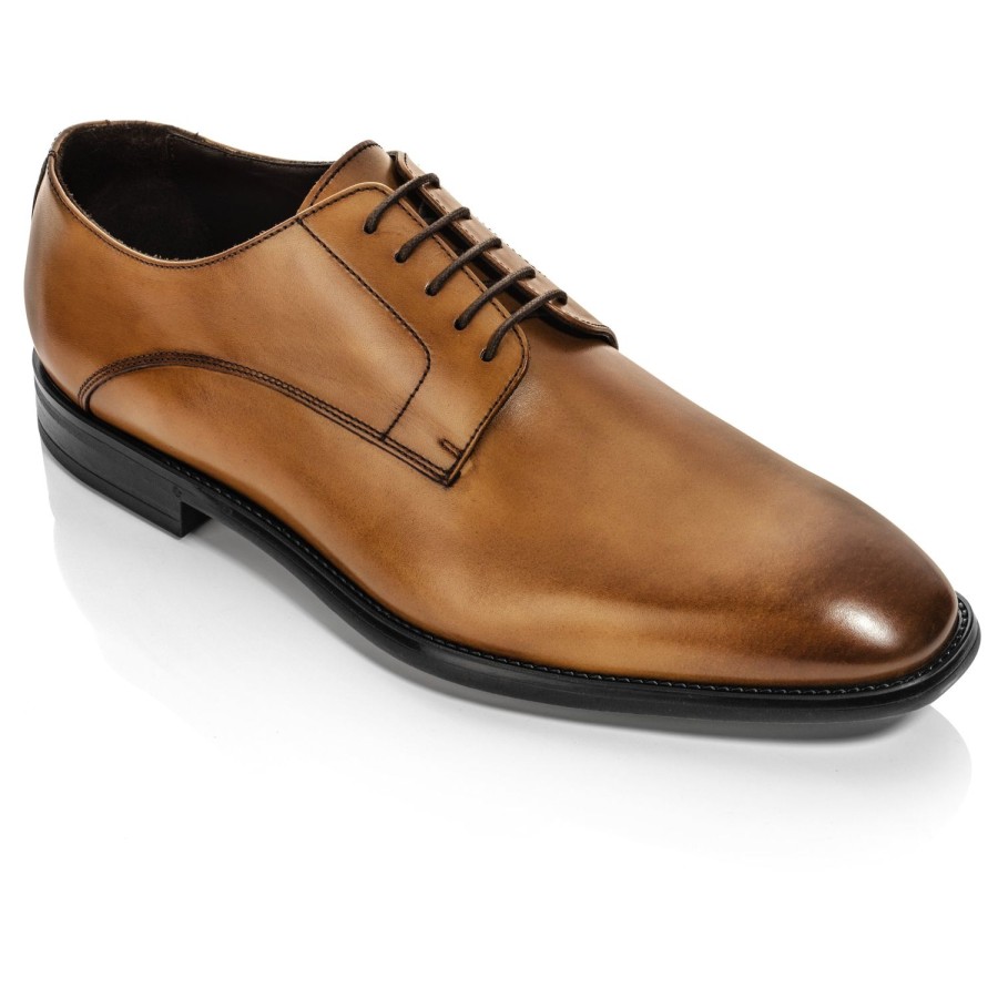 Shoes To Boot New York | Amedeo Derby Burnished Tan