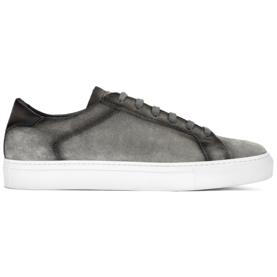 Shoes To Boot New York | Derrick Sneaker Grey Suede