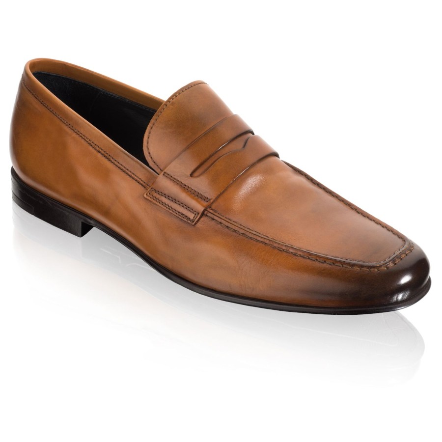 Shoes To Boot New York | Alek Penny Loafer Cognac