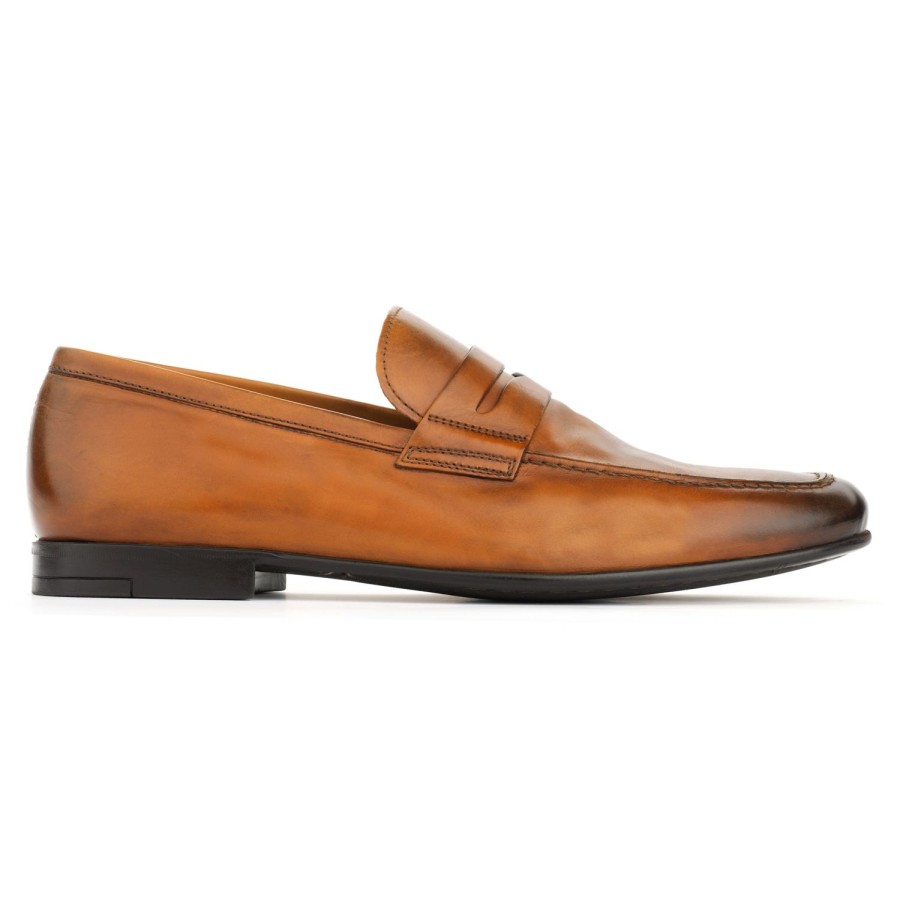 Shoes To Boot New York | Alek Penny Loafer Cognac