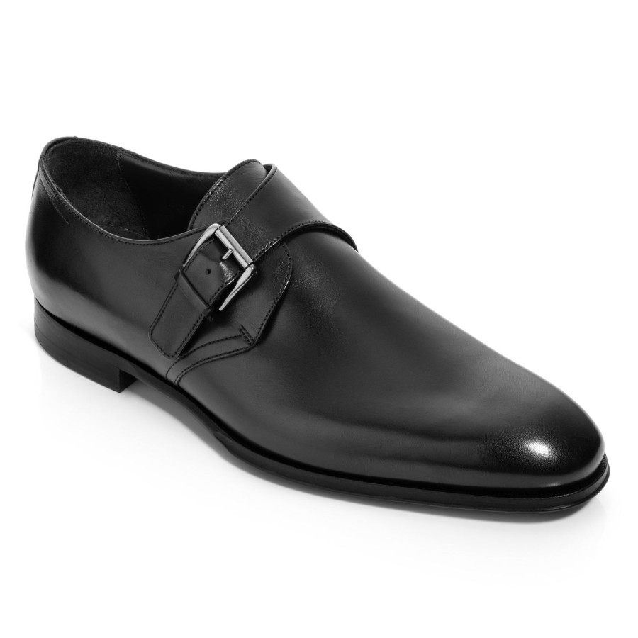 Shoes To Boot New York | Bower Monkstrap Black Calf