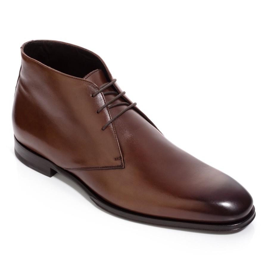 Shoes To Boot New York | Leigh Calf Chukka Boot Burnished Brown