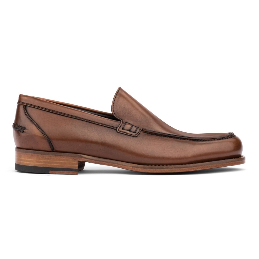 Shoes To Boot New York | Vulcano Calf Slip On Cognac