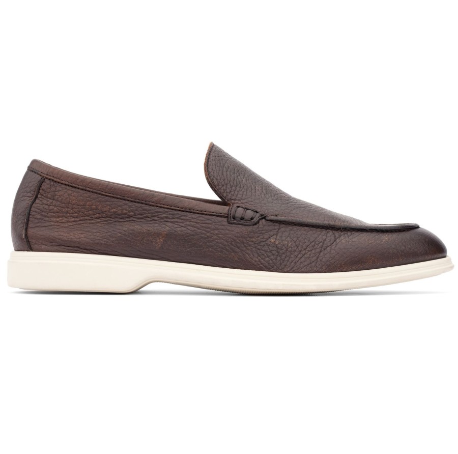 Shoes To Boot New York | Forza Slip On Brown Deerskin