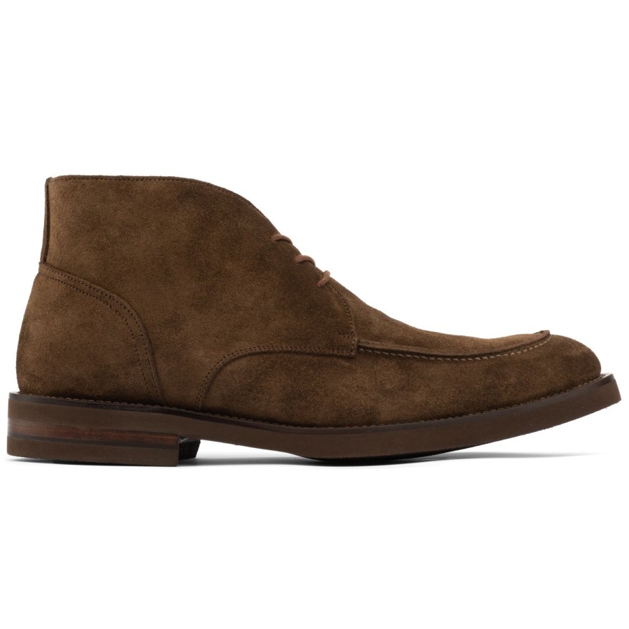 Shoes To Boot New York | Parker Lace Boot Mid Brown Suede