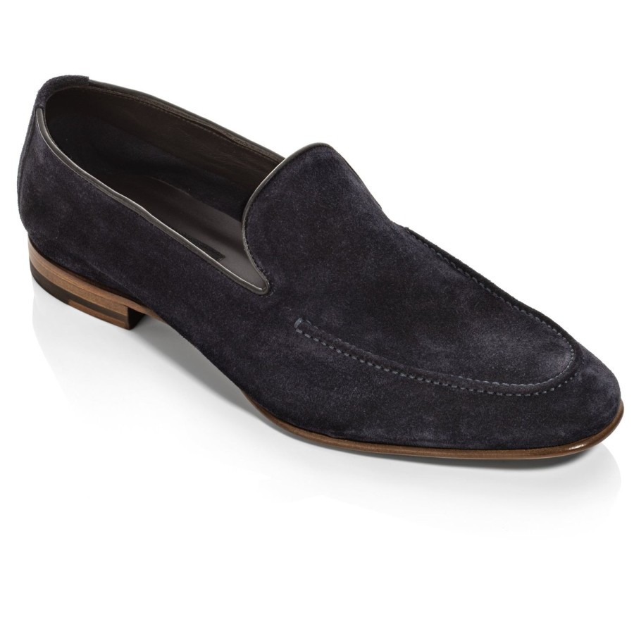 Shoes To Boot New York | Beamon Slip On Navy Suede