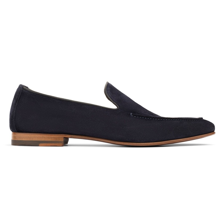 Shoes To Boot New York | Beamon Slip On Navy Suede