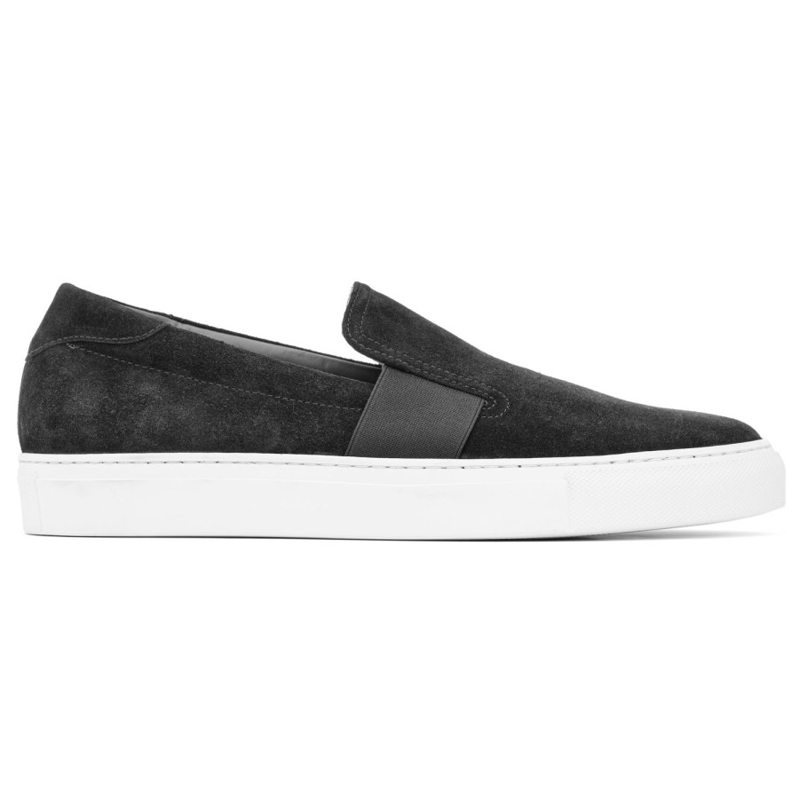 Shoes To Boot New York | Newcastle Slip-On Sneaker Black Suede