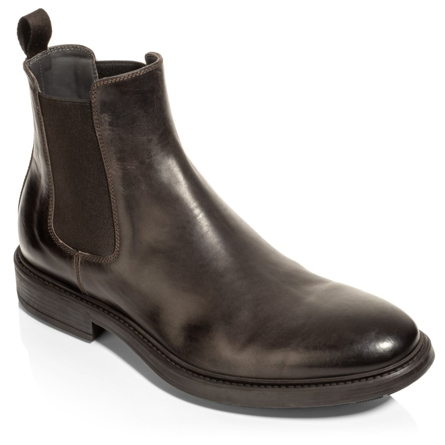 Shoes To Boot New York | Julius Calf Chelsea Boot Dark Brown