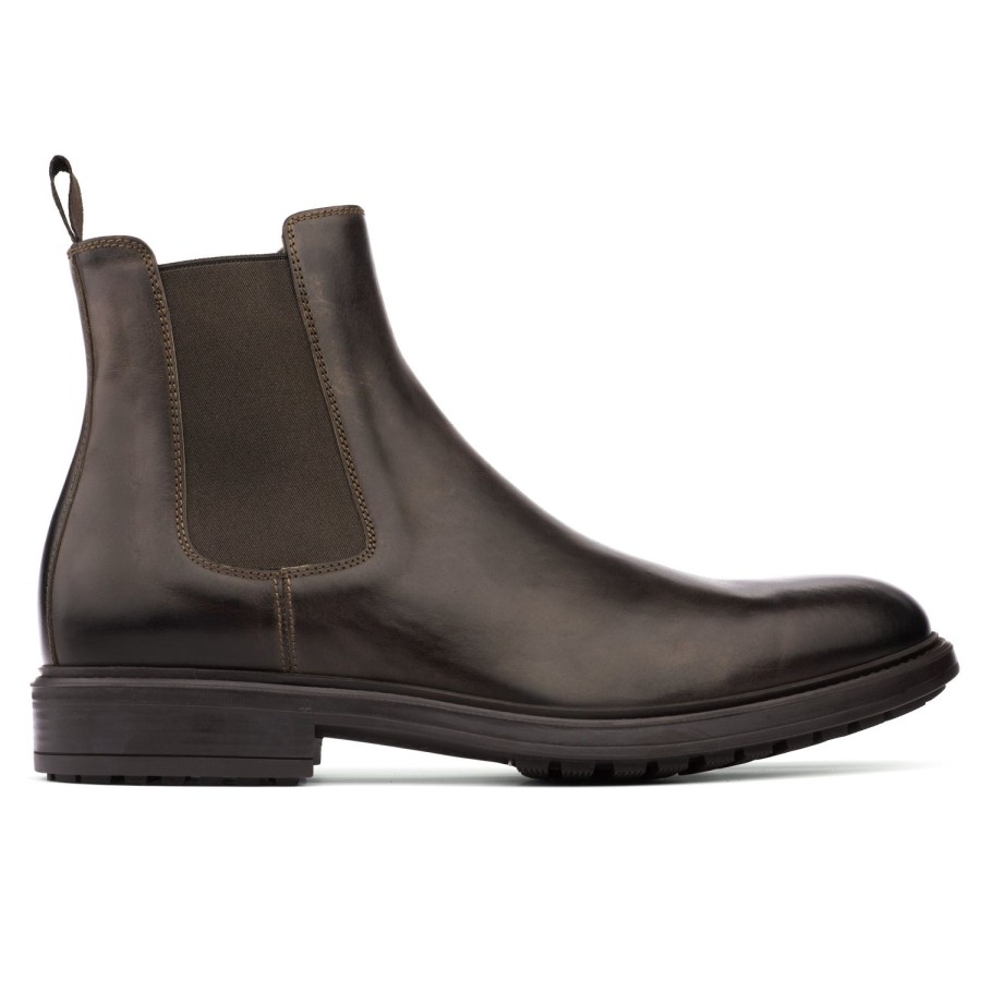 Shoes To Boot New York | Julius Calf Chelsea Boot Dark Brown