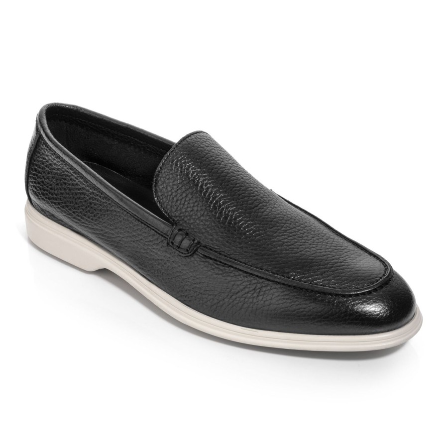 Shoes To Boot New York | Forza Slip On Black Deerskin