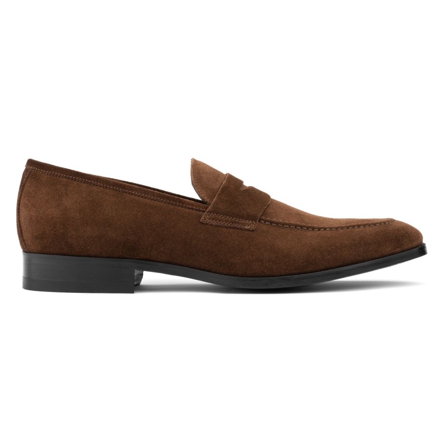 Shoes To Boot New York | Tesoro Slip On Mid Brown Suede