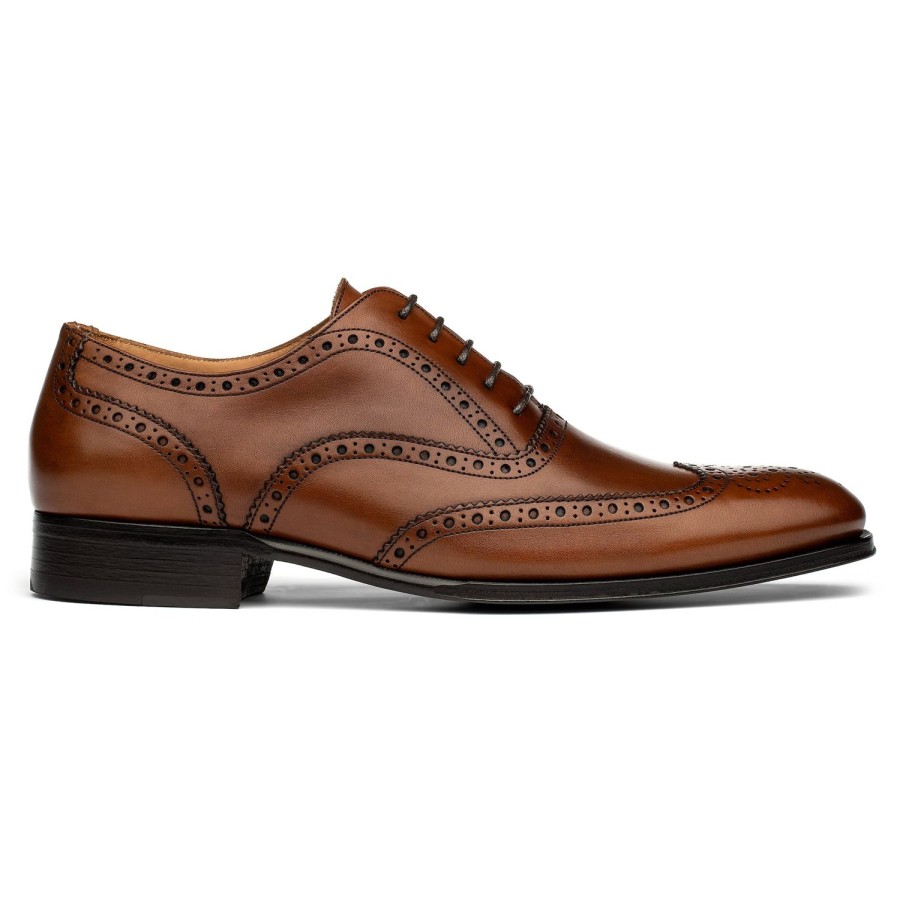 Shoes To Boot New York | Avellino Wingtip Cognac