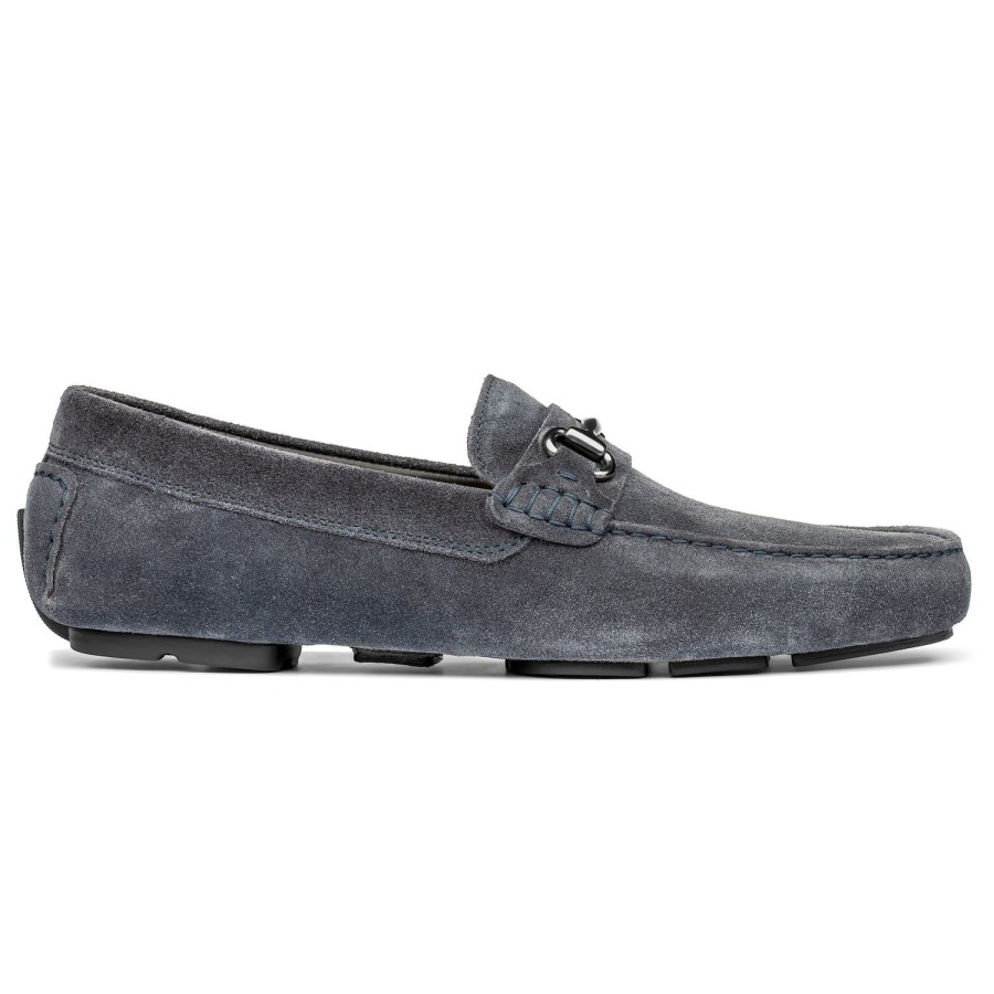 Shoes To Boot New York | Del Amo Driving Shoe Slate Blue