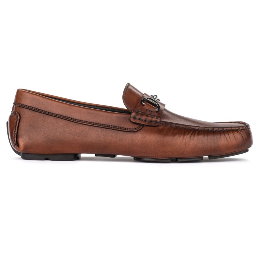 Shoes To Boot New York | Del Amo Driving Shoe Cognac