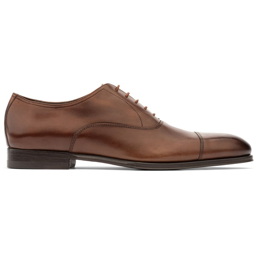 Shoes To Boot New York | Nico Cap Toe Oxford Burnished Brown