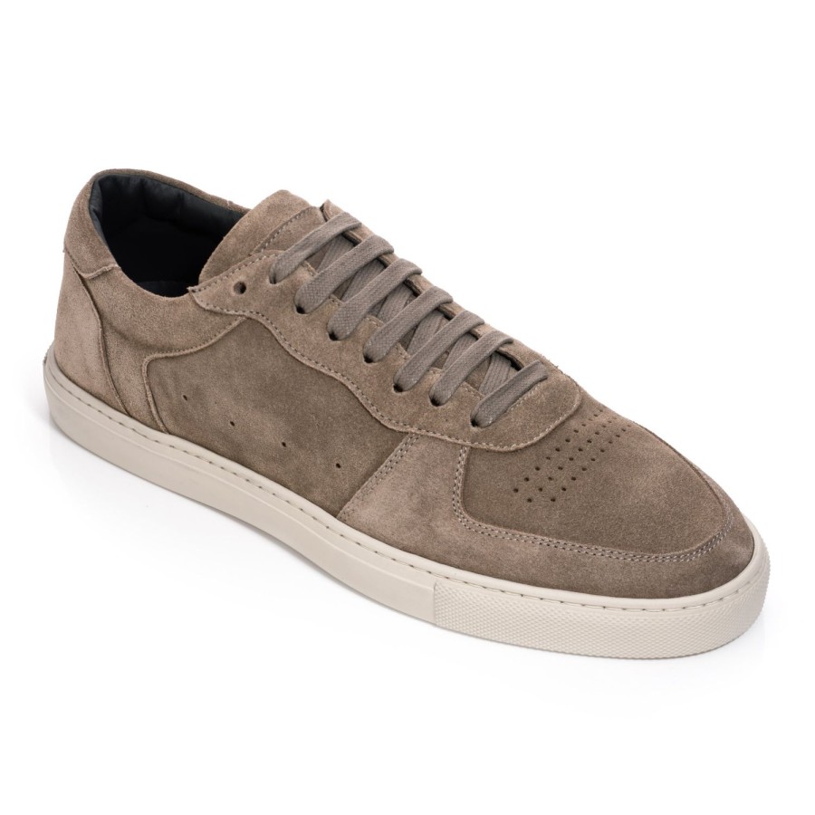 Shoes To Boot New York | Barbera Court Sneaker Taupe Suede