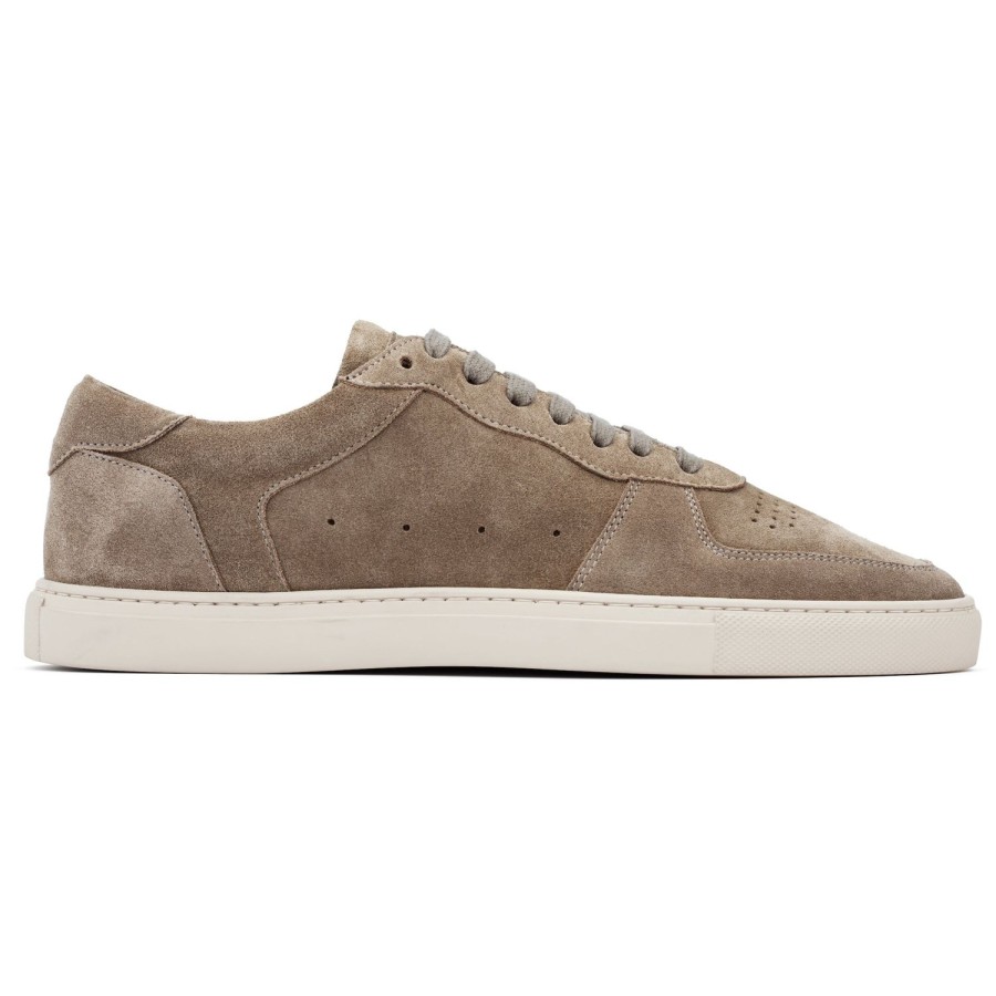 Shoes To Boot New York | Barbera Court Sneaker Taupe Suede