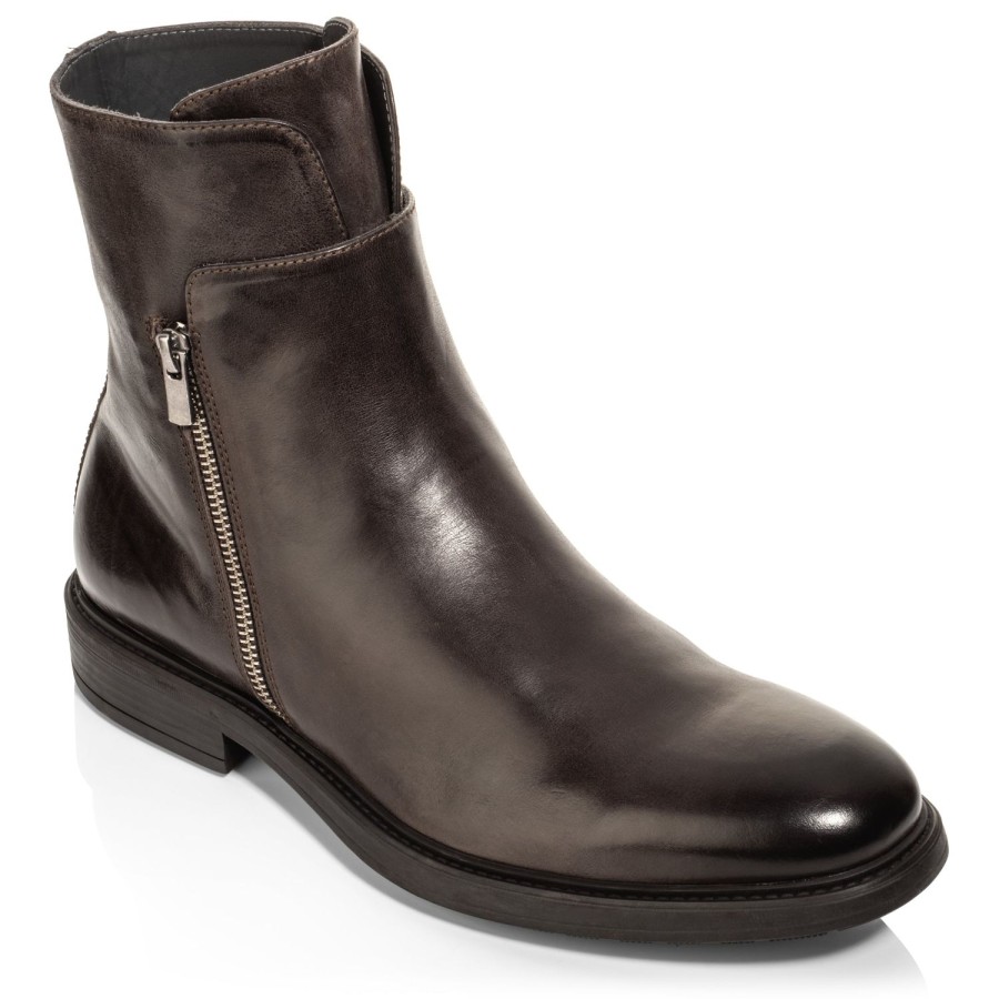 Shoes To Boot New York | Boyd Zipper Boot Dark Brown