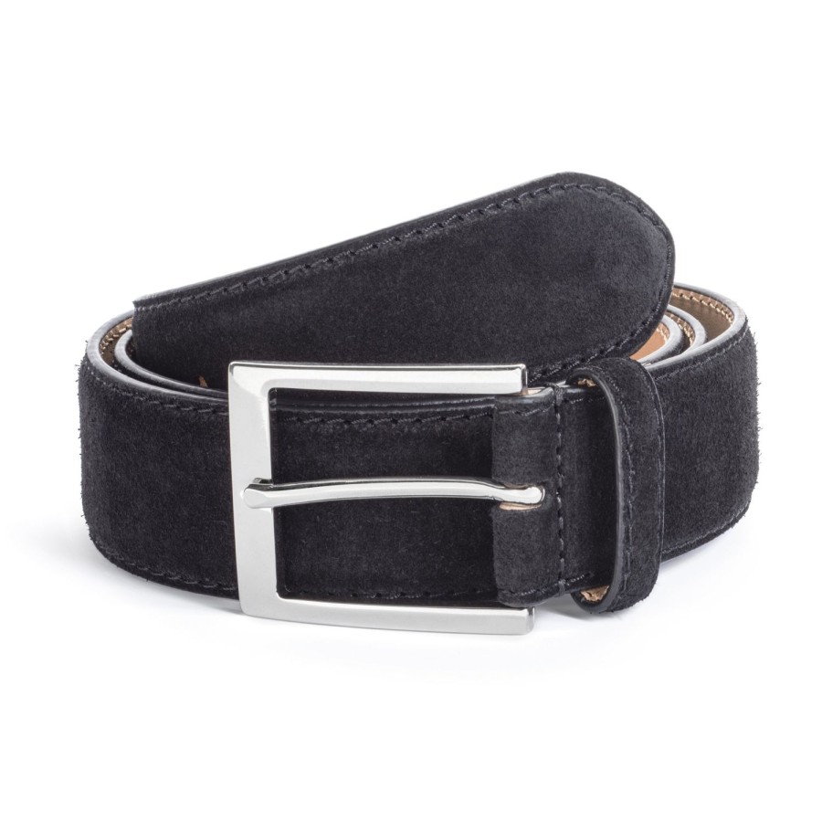 Accessories To Boot New York | Belt Black Suede