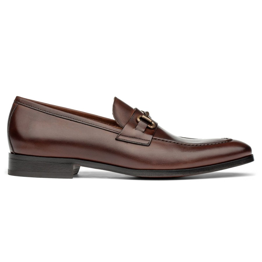 Shoes To Boot New York | Forio Calf Bit Loafer Dark Brown