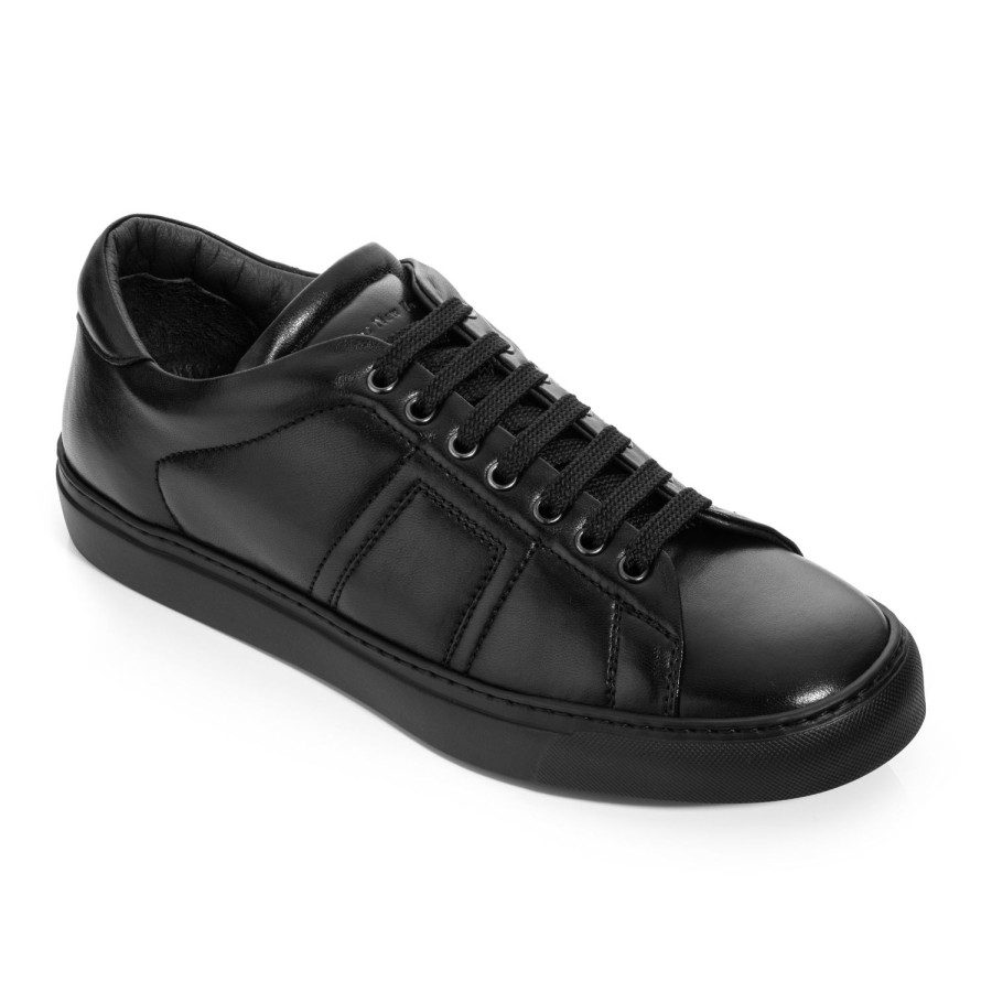 Shoes To Boot New York | Le Mans Nappa Calf Sneaker Black