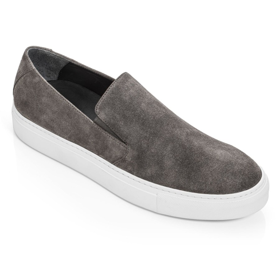 Shoes To Boot New York | Foreman Slip On Sneaker Grey Suede