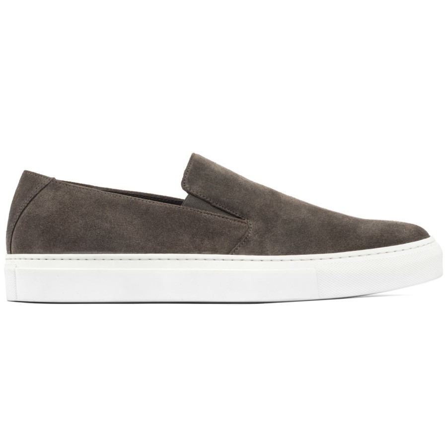 Shoes To Boot New York | Foreman Slip On Sneaker Grey Suede