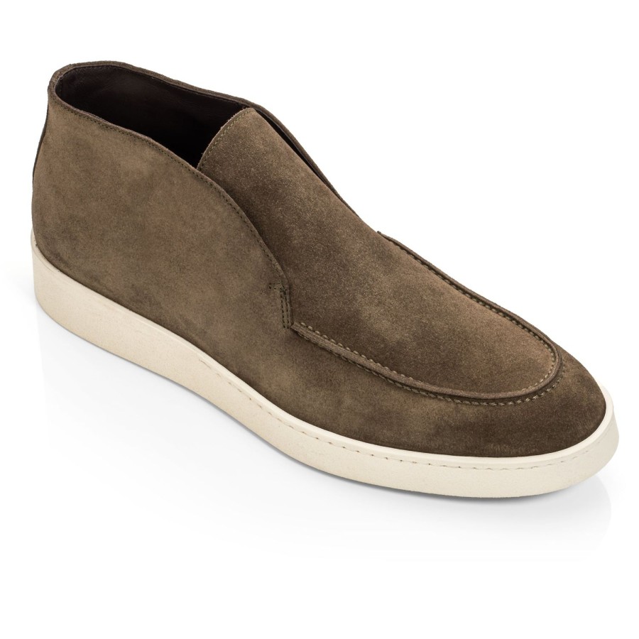 Shoes To Boot New York | Reed Slip On Boot Olive Suede