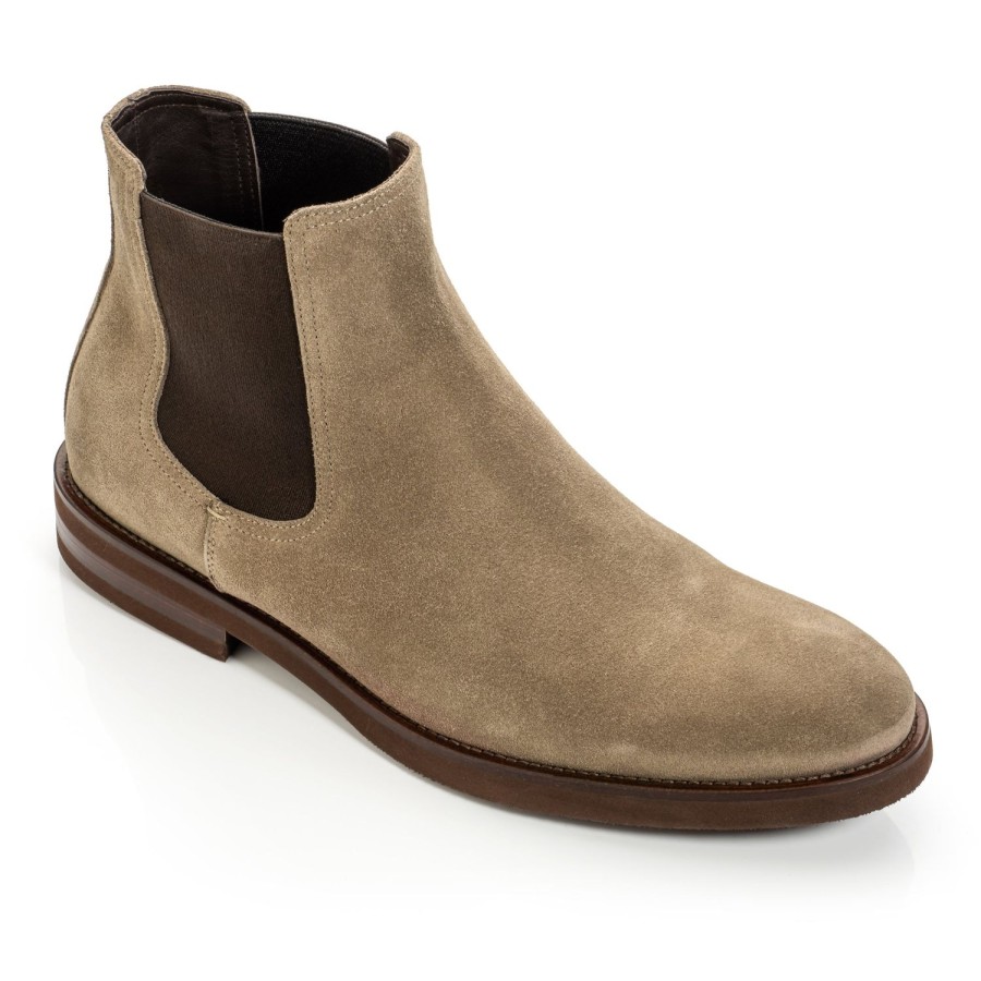 Shoes To Boot New York | Whitman Chelsea Boot Taupe Suede