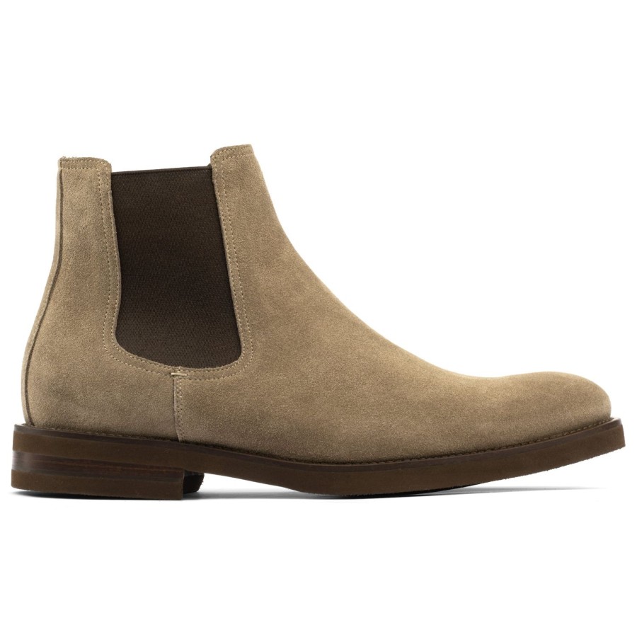 Shoes To Boot New York | Whitman Chelsea Boot Taupe Suede