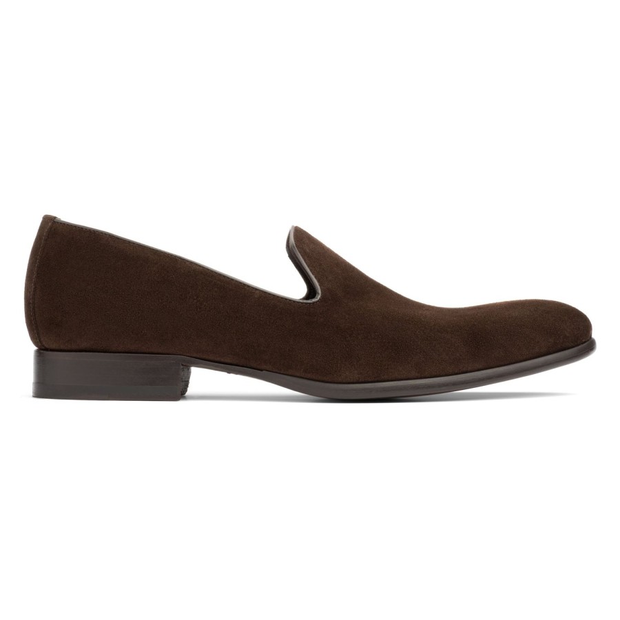 Shoes To Boot New York | Pryce Slip On Dark Brown Suede