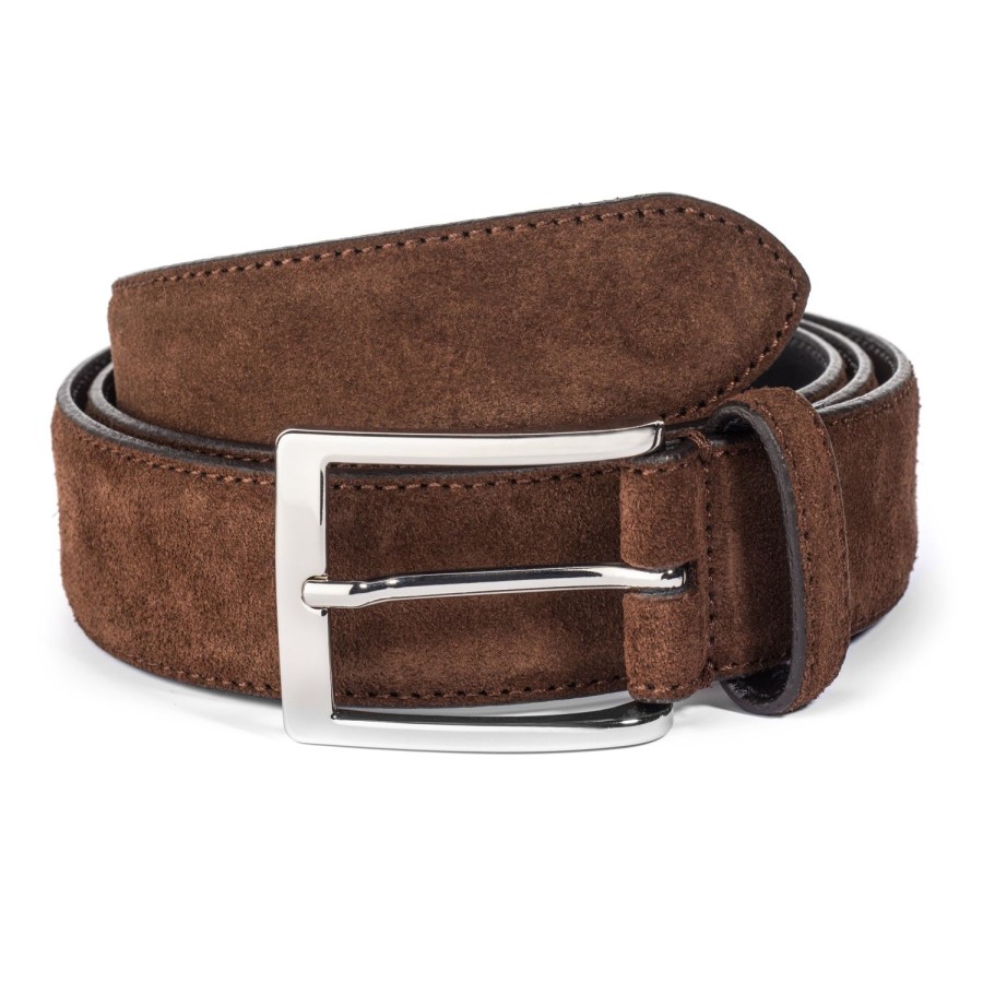 Accessories To Boot New York | Belt Brown Suede