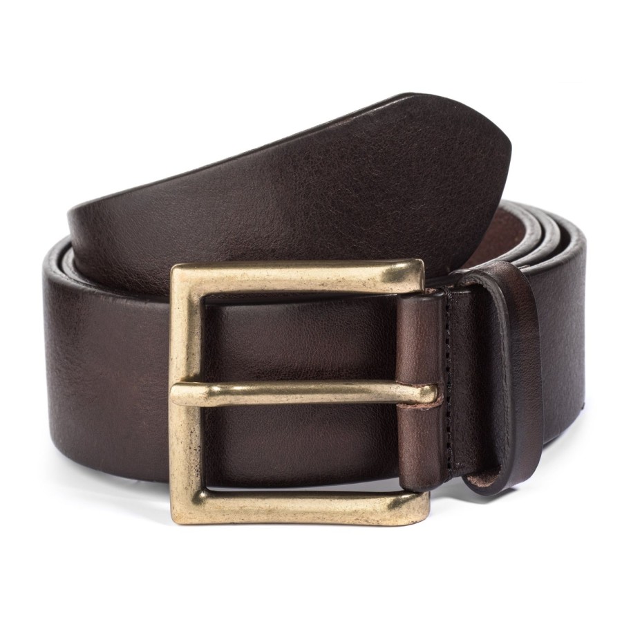 Accessories To Boot New York | Casual Belt Dark Brown