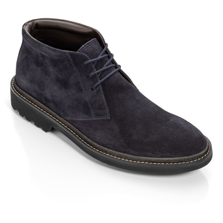 Shoes To Boot New York | Javier Suede Chukka Boot Navy Blue