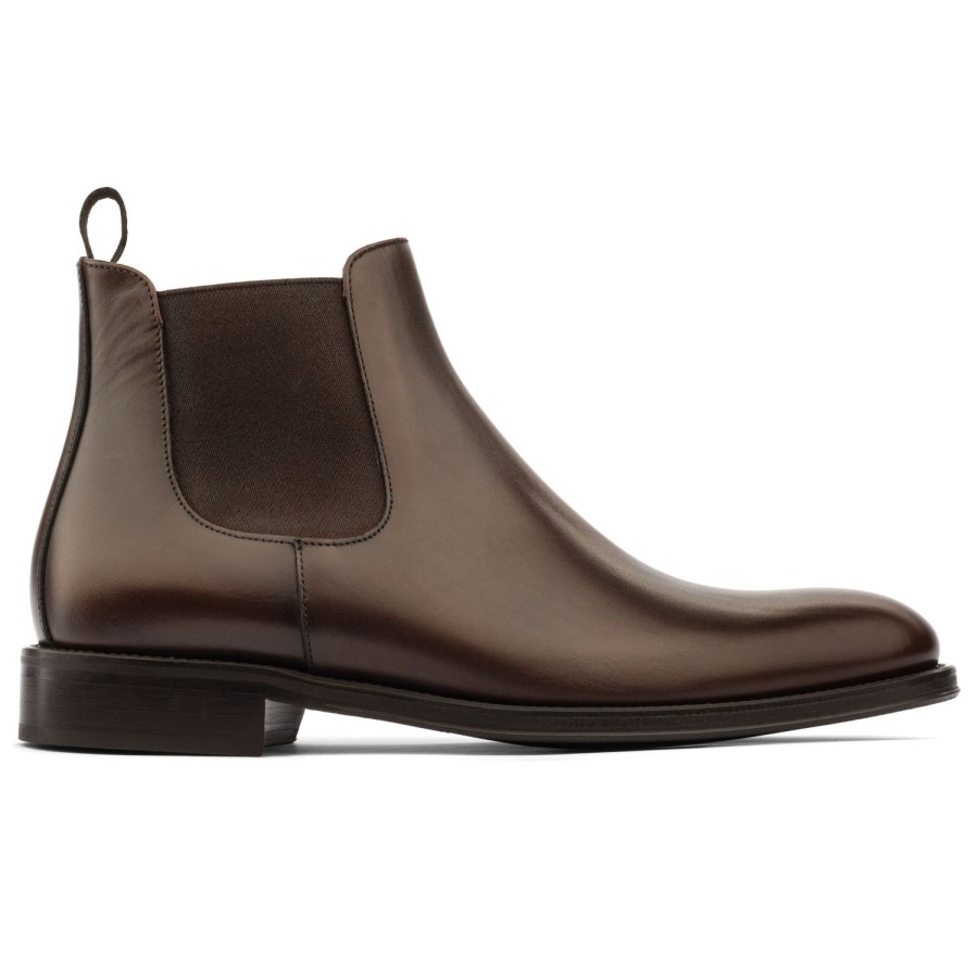 Shoes To Boot New York | Shelby Ii Chelsea Boot Dark Brown Calf