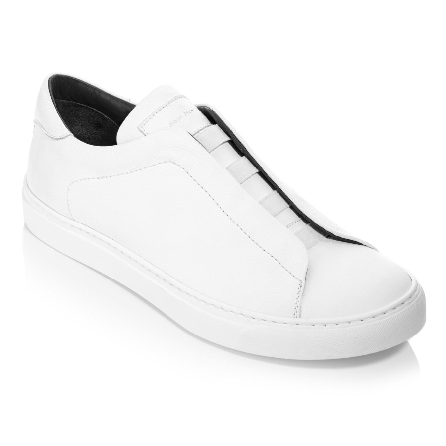 Shoes To Boot New York | Bolla Elastic Slip On Sneaker White Soft Calf