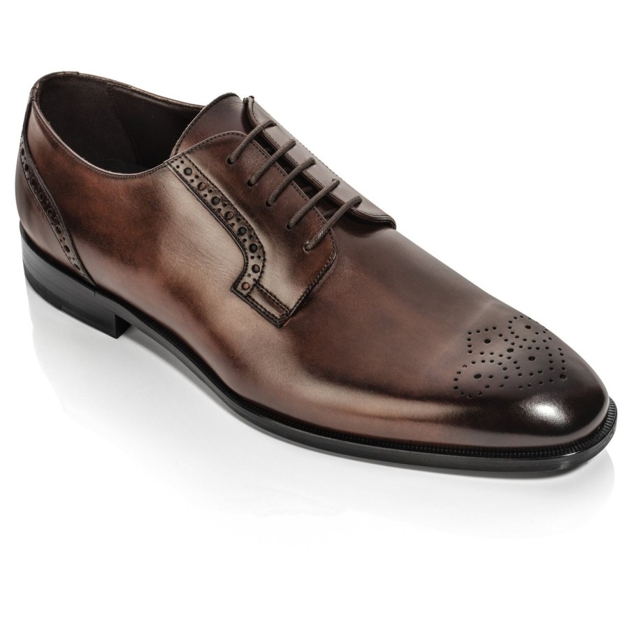 Shoes To Boot New York | Laver Medallion Toe Burnished Brown