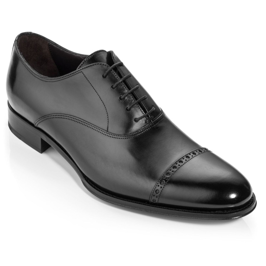 Shoes To Boot New York | Anton Cap Toe Oxford Black