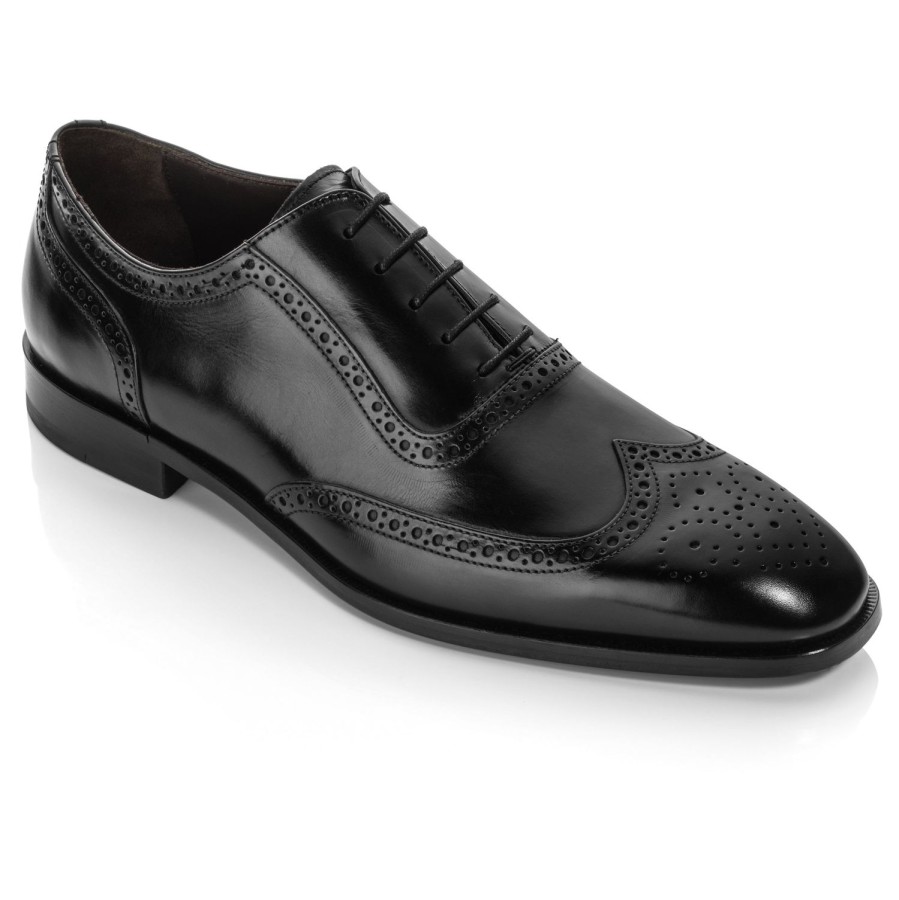 Shoes To Boot New York | Liddell Calf Wingtip Black