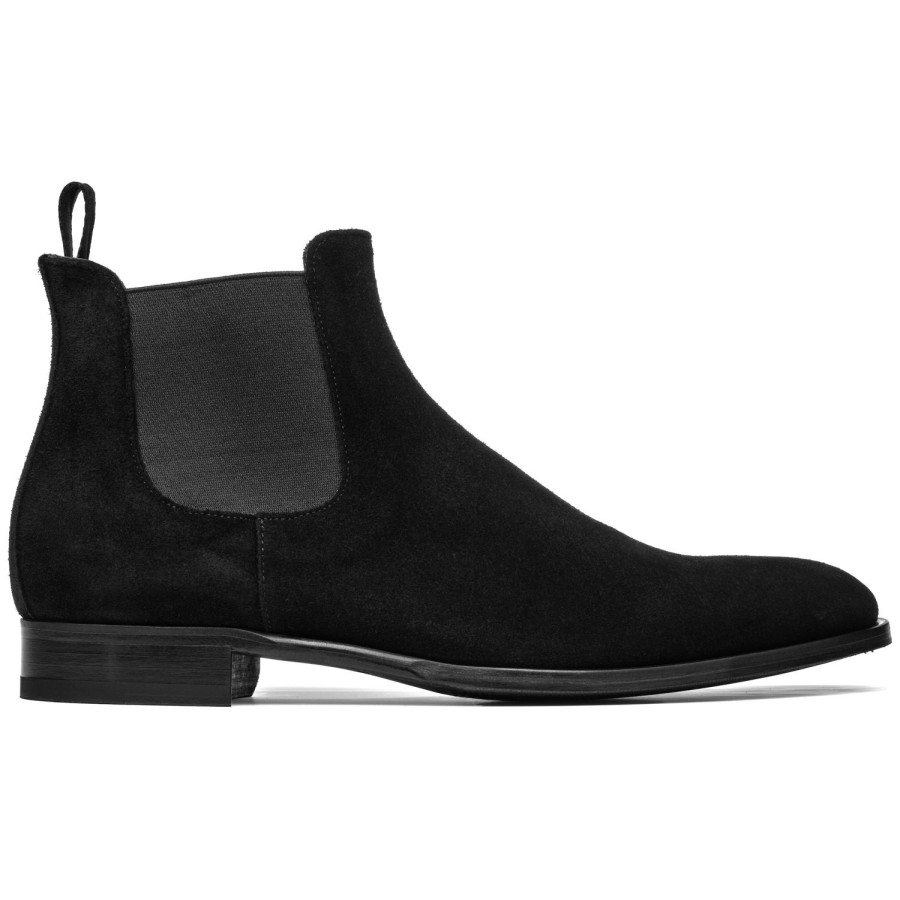 Shoes To Boot New York | Shelby Chelsea Boot Black Suede