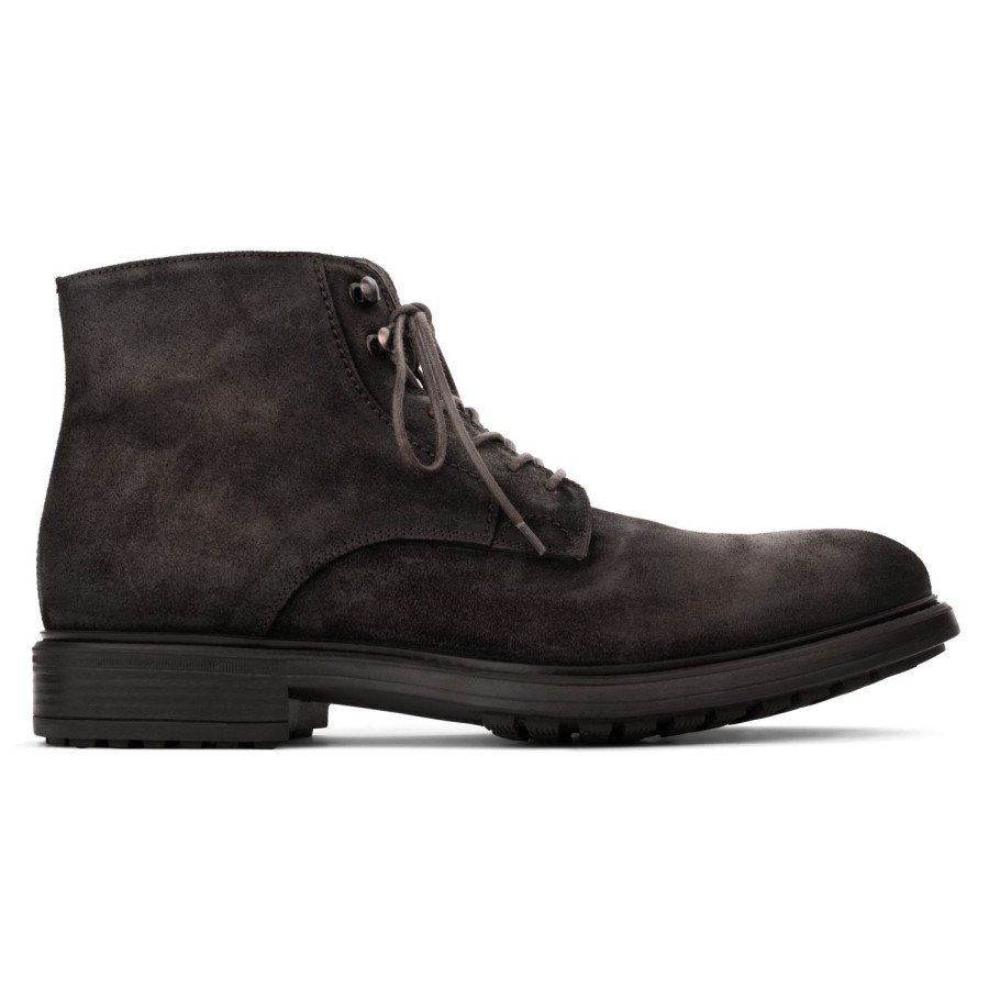 Shoes To Boot New York | Major Lace Boot Dark Brown Suede