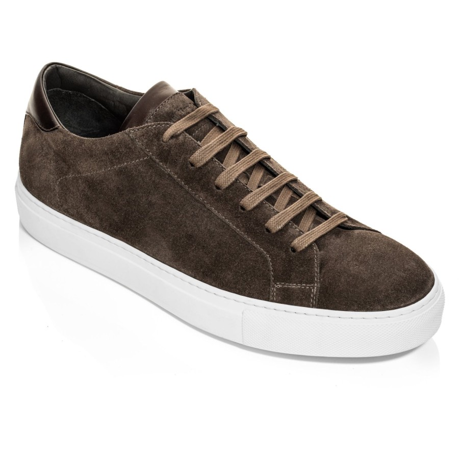 Shoes To Boot New York | Alpha Sneaker Dark Brown Suede