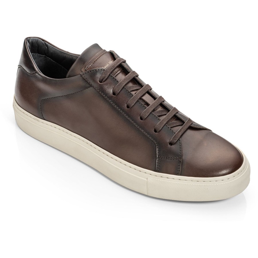 Shoes To Boot New York | Pescara Sneaker Dark Brown Calf